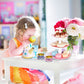 Hummigoo Tea Party Set For Little Girls, Pretend Dessert Food Set For Kids Age 3 4 5 6 7 8 9, Kids Kitchen Pretend Play Dessert