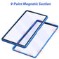 ZINHO Graded Card Case Magnetic Aluminum Alloy Slab Protector Display Case Fits 35PT PSA/CGC/CSG Cards, UV Protection (Blue)