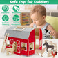 Gmaophy Farm Animals Toys For 3+ Year Old Toddlers Girls Boys, Big Wooden Barn Farm With Figures Animals Toy For Kids, Farm Playset Educational Learning Toys, Ideal Christmas Birthday Gifts