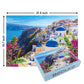 Beduke Jigsaw Puzzles For Adults 1000 Pieces Thick Sturdy Precise Interlocking Santorini Greece 1000 Piece Puzzle Age 14+ Family