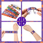 Garma 48Pcs Halloween Slap Bracelets Rubber Wristbands For Halloween Party Favors, Kids Girls Boys Toddlers Halloween Gifts