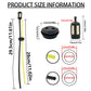 FLMLF Tubing Oil Filter kit with Fuel Tank Cap fit zenoah Engine chongyang Engine for Hpi Baja Rovan King Motor 5B 5T 5SC