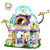 Friends House Building Set With Led Light,Compatible With Lego Friends Construction Educational Building Toys For Girls Boys Age