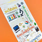 Paper House Productions Love S.T.E.M. Dimensional Accent Sticker Sheet