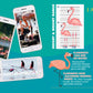 Madd Capp Lil' Flamingo 100 Piece Jigsaw Puzzle For Ages 5+ - 4009 - Unique Animal-Shaped Border, Poster Size When Completed, Oversized Puzzle Pieces For Easy Handling, Includes Educational Fun Facts