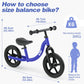 Xjd Toddler Balance Bike 2 Year Old, 12 Inch No Pedal Bicycle For Girls Boys Ages 18 Months To 5 Years Old Toddler Training Push Bike Adjustable Seat (Blue)