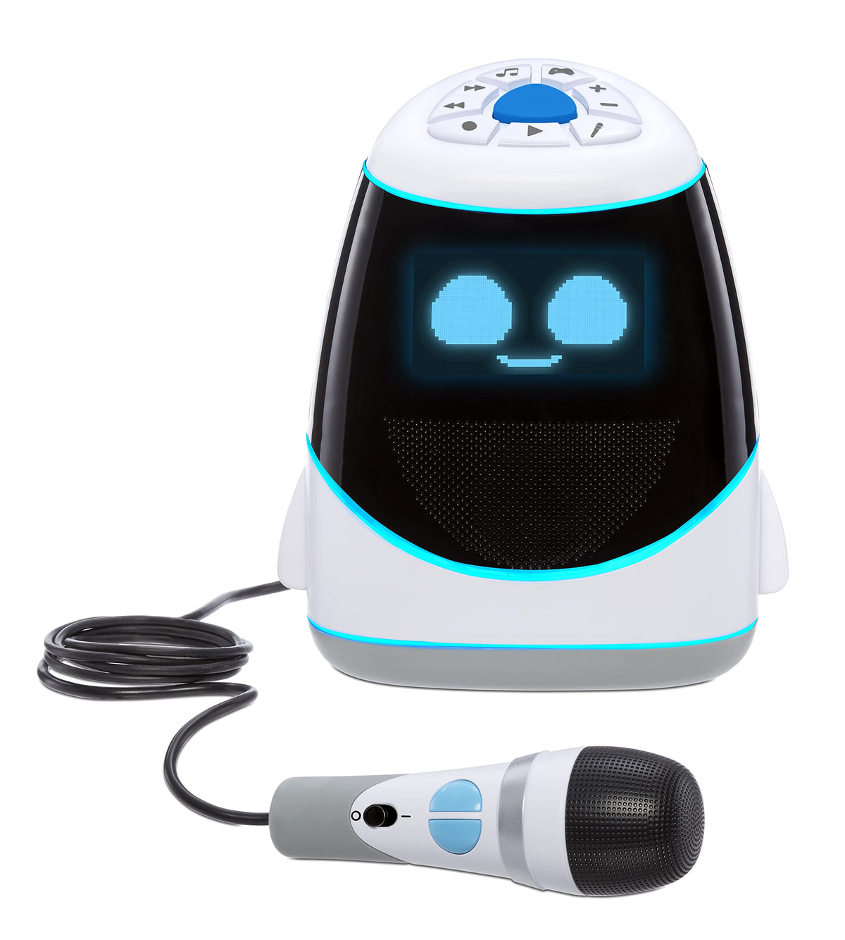Little Tikes Tobi 2 Interactive Karaoke Machine w Wireless Bluetooth Connection, Microphone, SingAlong and Free Play Modes, Voc