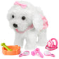 OR OR TU Plush Puppy Remote Control Barking Toy for Kids, Interactive, White, Model 55B-12, Ages 3-6+