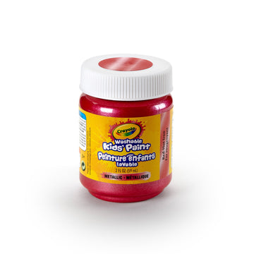 Crayola Washable Kids Paint, 2 Oz, Red Hot Iron