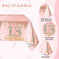 41Pcs 13Th Birthday Decorations Rose Gold Theme 13 Year Old Girl Birthday Decorations Including Happy Birthday Plates Napkins Ta