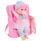 Dontno 12 Inch Baby Doll With Clothes And Backpack Carrier,Reborn Baby Doll With Bottles Nipple