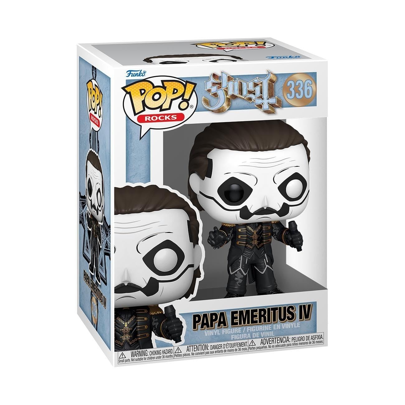 Funko POP! Rocks Ghost - Papa Emeritus IV Vinyl Figure - Multicolor Collectible - Model 72565 - Perfect Gift for Music Fans