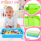 2 Pcs Sensory Bin Sand Tray With Lid For Plastic Sandbox Toy Fill With Water, Sand, Beads And More, For Indoor Outdoor Activitie