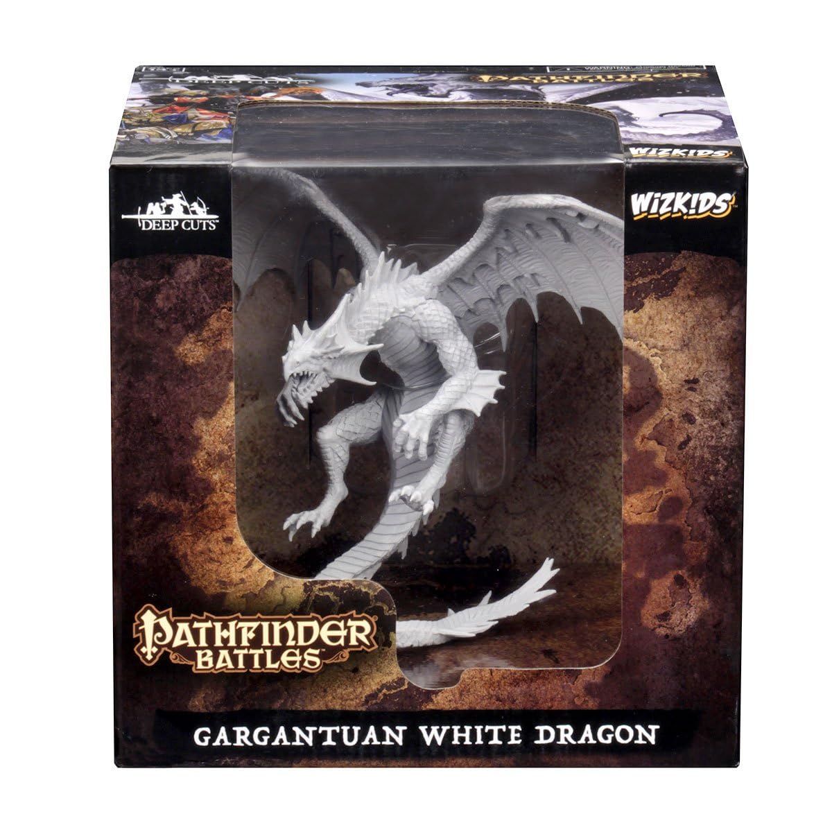 Wizkids Pathfinder Battles Deep Cuts - Gargantuan White Dragon
