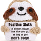 Mbl Inspirational Positive Crochet Gifts - Handmade Emotional Cheer Up Support Encouragement Mental Health Funny Sloth Potato Pi