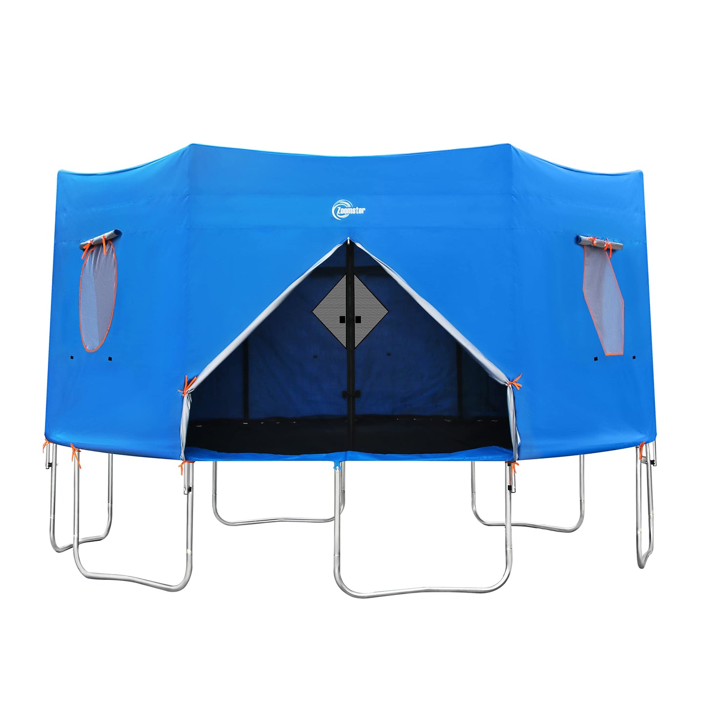 14FT Trampoline Tent, Fits for 14FT Straight Pole Round Trampoline, Trampoline Tent Cover (Fit for 6 Straight Pole Trampoline, T