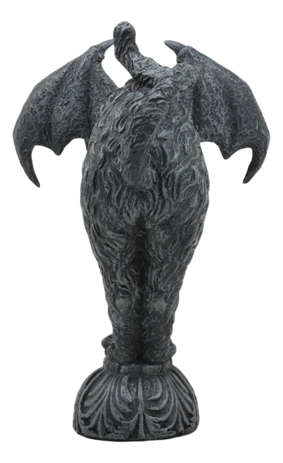 Gifts & Decor Ebros Bizarre Gothic Eureka Bat Winged Cat Gargoyle Statue 7' Tall Stoic Feline Guardian Castle Top Stone Creature Figurine