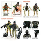 Baimiby Army Men Soldiers  12 Pcs Soldiers Toy Special Force Action Figure with  Military Soldier Playset Army Toy Set Birthday Gift for Toddler Boy 3+