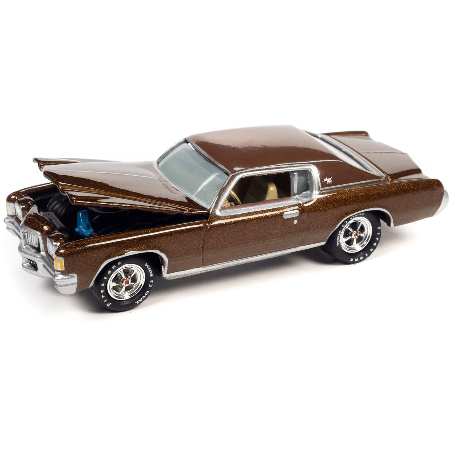 1971 Pontiac Grand Prix Bronzini Gold Metallic ''Classic Gold Collection'' Series Limited Edition to 8476 pieces Worldwide 1/64
