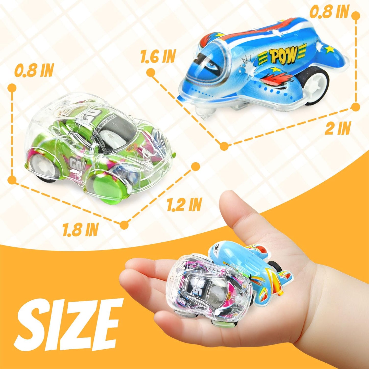 Vileafy 50 Pull Back Cars and Planes Bulk Set- Treasure Box Toys for Classroom, Party Favors for Kids 3-5,Carnival Prizes and Go