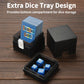 Sooez Deck Card Box for MTG with Dice Storage, 100+ Deck Case Boulder, Perfect Deck Holder for MTG Commander, Purple