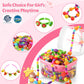 Arthopt Pop Beads, Jewelry Making Kit for 3 4 5 6 7 8 Years Old Girls, Arts and Crafts for Kids,Large Snap Beads DIY Necklace Br