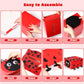 Pasimy DIY Valentines Card Boxes with 30 Insect Greeting Cards DIY Valentine Ladybug Mailbox Craft Kits Valentines Day Love Bug