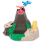 Play-Doh Slime Dino Crew Lava Bones Island Volcano Playset with HydroGlitz Eggs and Mix-ins, Dinosaur Toy for Kids 4 Years and U