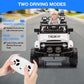 Ride On Truck Car 12V, Electric Vehicle w/Remote Control, 3 Speeds, LED Lights, Music, Spring Suspension, Ride on Car for Kids