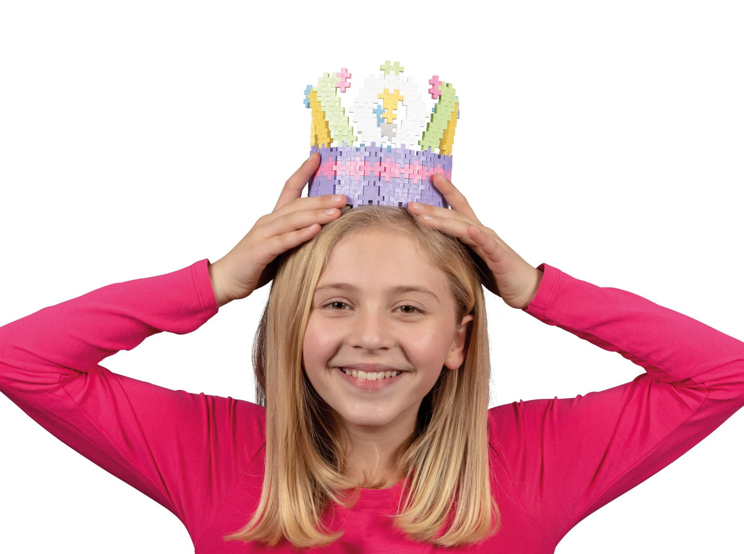 Plus Plus - Open Play Set - 300 Piece - Pastel Color Mix, Construction Building Stem Toy, Interlocking Mini Puzzle Blocks For Kids