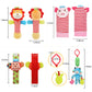 Wrist Rattles Foot Finder Rattle Sock Baby Toy, Hanging Rattle Toy, Arm Hand Bracelet Rattle, Feet Leg Ankle Socks, Activity Rat