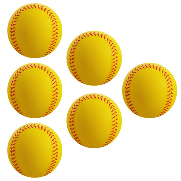 Baisidiwei Soft Baseballs, Foam Baseballs For Kids Teenager Players Training Balls 6 Pcs Foam Baseballs Training Balls For Hitti