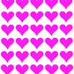 19Mm (3/4 Inch) Neon Pink Heart Sticker Sheets Crafting Labels For Decorations And Party Supplies - 4320 Pack By Royal Green