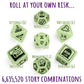 Imagination Generation Story Time Dice: Scary Tales - Glows in The Dark, Multi Color, Model TCGM-002