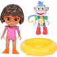 Dora, Splash-Splash Adventure Pack, with Dora & Boots Toy Figures & Accessories, Kids Toys for Girls & Boys Ages 3 and Up