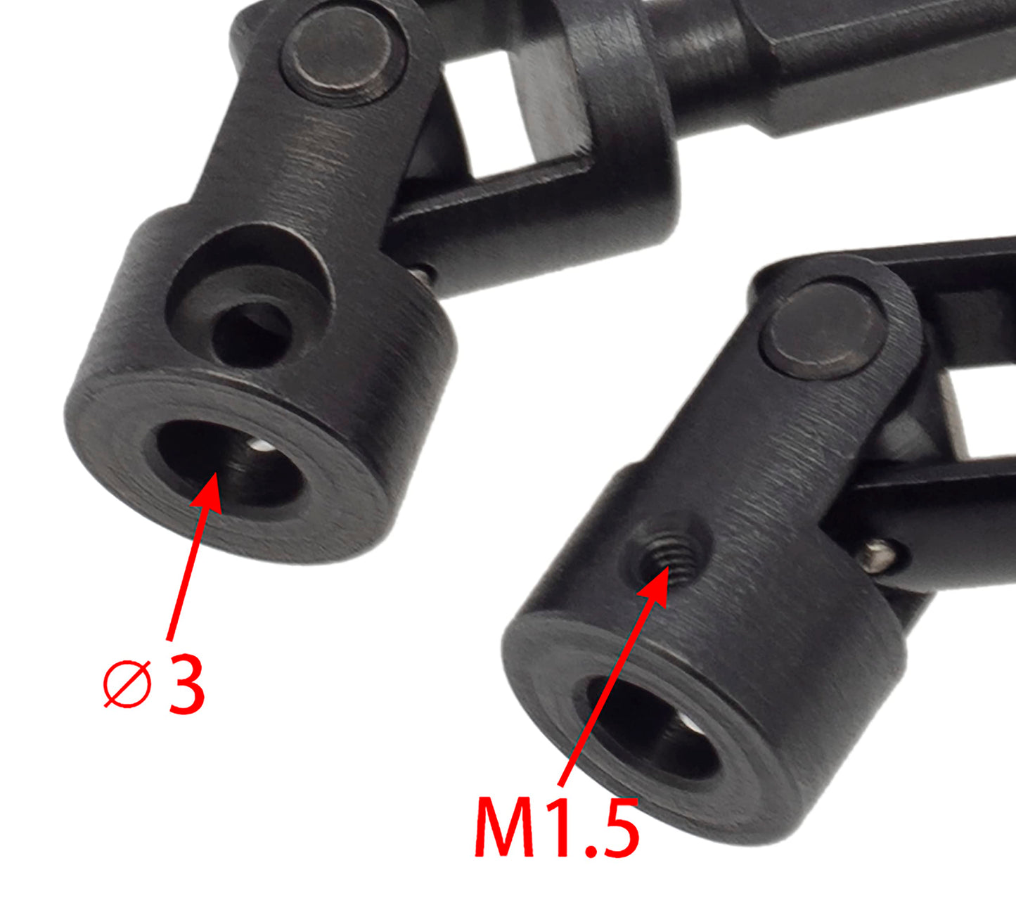 Meus Racing Scx24 Driveshaft Center Drive Shaft For Axial 1/24 Scx24 90081 C10 Jeep Bronco (45-58Mm + 56-81Mm)