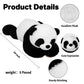 Wepop 5Lb Weighted Stuffed Animals, 24In Big Panda Plush, Cute Soft Plushie Pillows For Adults Boys Girls