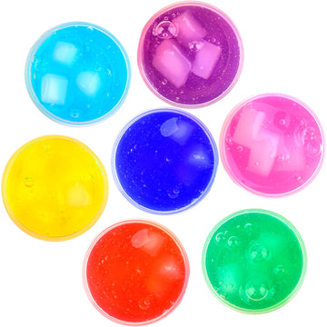 7 Pack Slime, Jelly Cube Crunchy Slime, Super Soft And Non-Sticky Clear Slime Kit, Christmas Slime Party Favors For Girls And Bo
