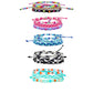 YANMIN 15 pcs Braided Friendship Bracelets Stackable Beaded Woven String Bracelets Cute Adjustable Wave Rope Friendship Bracelet