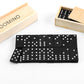 Hungdao 80 Pack Mini Dominos Set for Adults Bulk Double 6 Dominoes Wooden Miniature Classic Board Games Party Favor Travel Famil