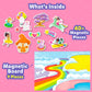 Skillmatics Creative Toy Magnetopia - Princess & Unicorn Land, Interactive Pretend Play Set for Kids, Toddlers, 40+ Magnetic Pie