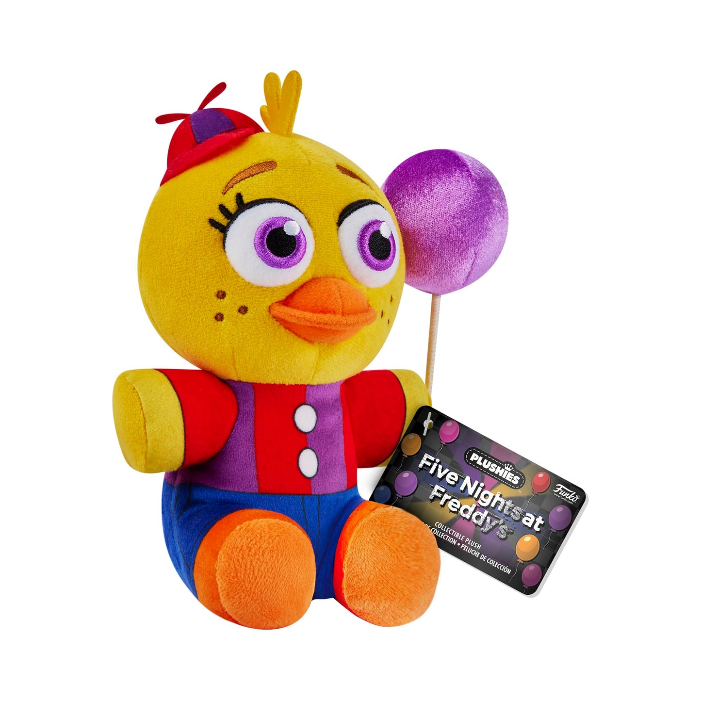 Funko Plush: Five Nights At Freddy'S (Fnaf) Sb - Balloon Chica The Chicken - (Cl 7') - Collectable Soft Toy - Birthday Gift Idea - Official Merchandise - Stuffed Plushie For Kids And Adults