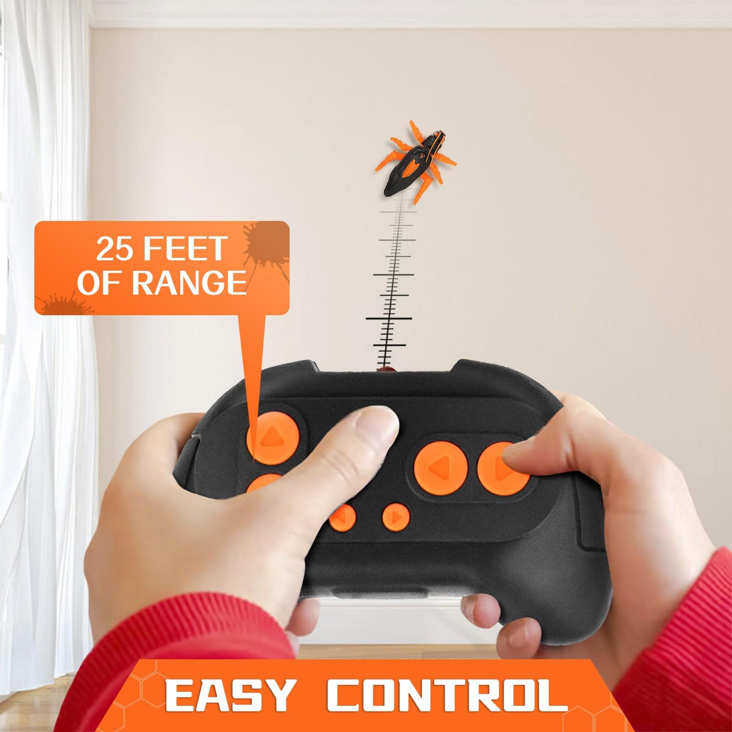 Honsheng Wall Climbing Toy Remote Control Cockroach That Can Climb on Walls RC Robot Kids Toys for Kids Boys & Girls Ages 4 & Up