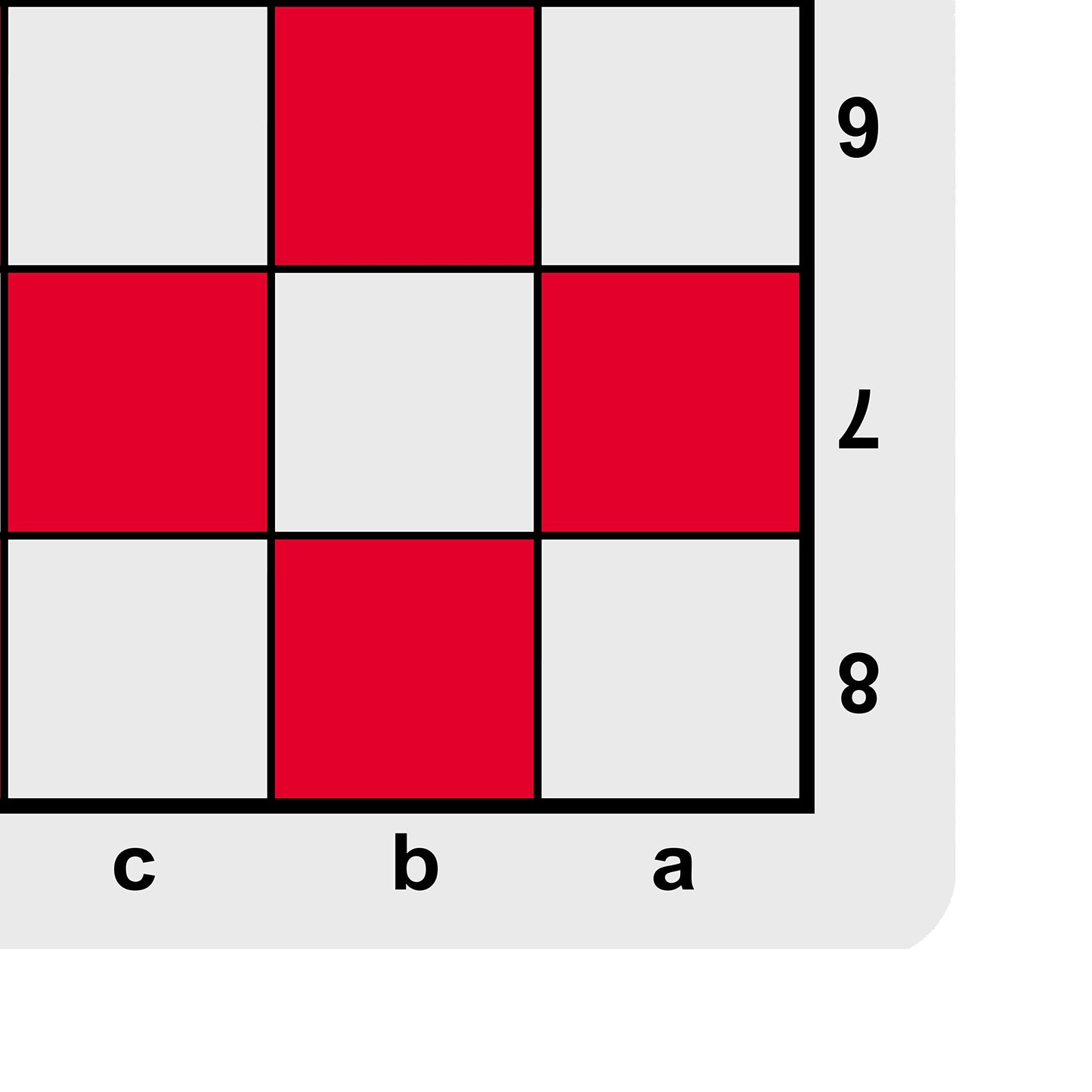 WE Games Chess Mousepad - 20" Red Rubber Tournament Mat, Classic Design, Perfect for Travel