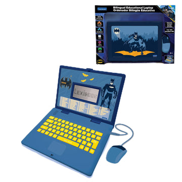Lexibook, Batman, Bilingual Spanish/English Educational Computer, Toy for Children with 124 Activities, Writing, Maths, Logic, M