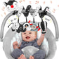 Fpvera Car Seat And Stroller Toys - Black And White Car Seat Toy High Contrast Baby Toys, Baby Plush Spiral Activity Toy For Cri