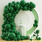 Nisocy Dark Green Latex Balloon Arch Kit, 102Pcs 18In 12In 10In 5In Arch Garland For Festival Picnic Anniversary Birthday Green