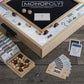 WS Game Company Monopoly Luxe Maple Edition - Multicolor Wood Game, Model 40006