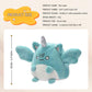 Double-Sided Flip Plush Toy,Reversible Stuffed Animal Mood Plush Flip Show Your Mood At All Times (Angel)