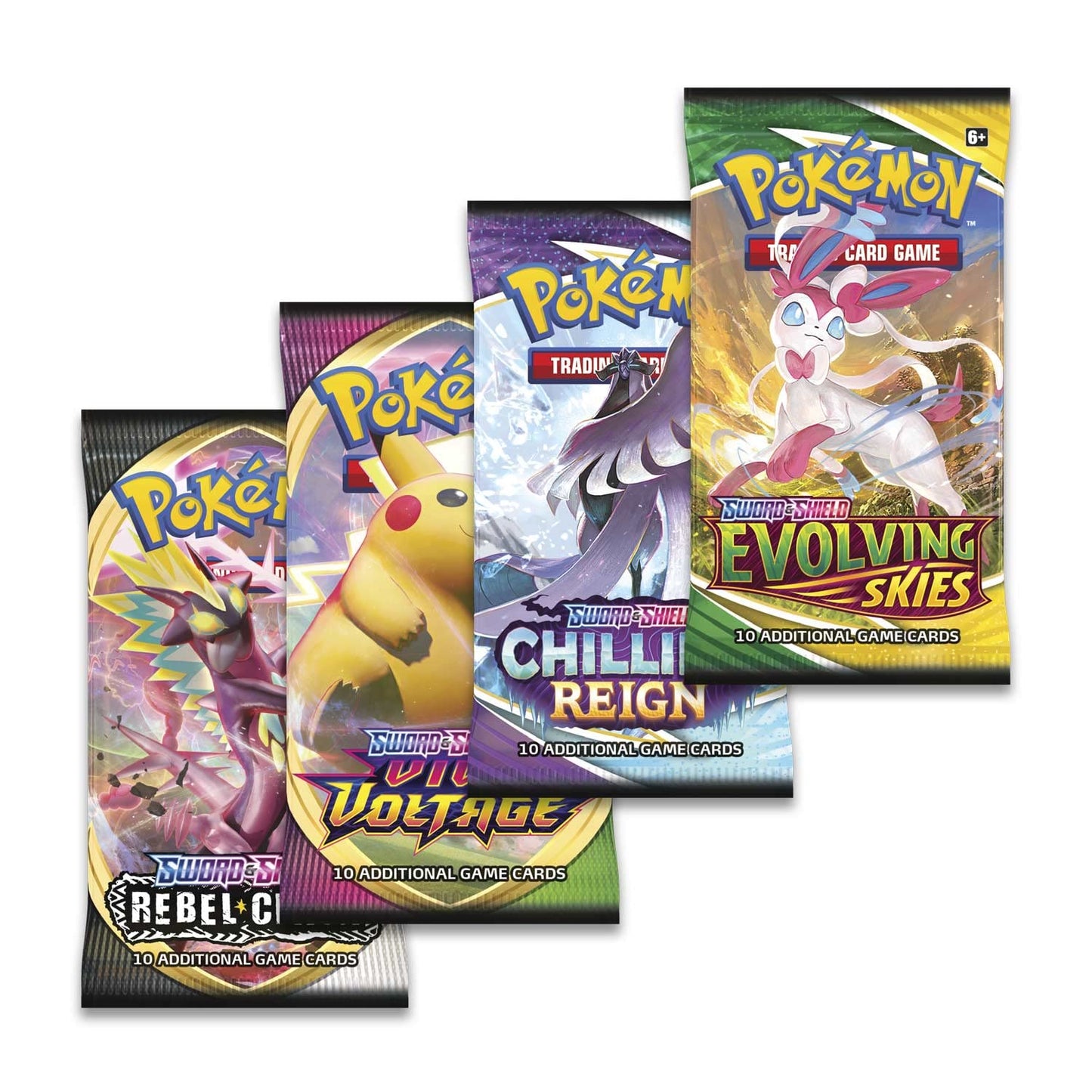 Pokemon TCG Dragonite V Box or Hoopa V Box - 8 Multi Color Cards - Model 290-80903-DOM - Collectible Trading Card Game Set